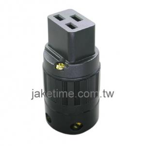 Audio Connector IEC 60320 C19 Power Connector Black Cable Maximum 17mm